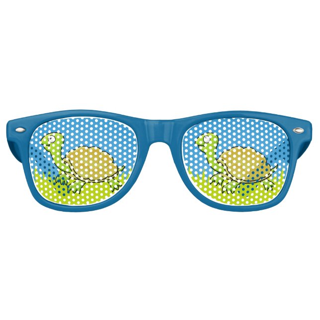 Cartoon Turtle Partybrille (Vorderseite)