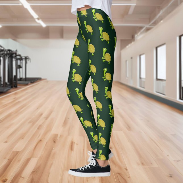 Cartoon Turtle Pattern Leggings (Von Creator hochgeladen)