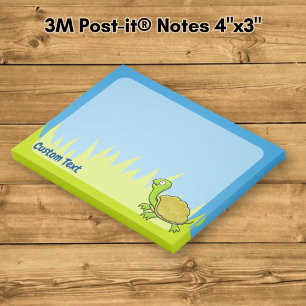Cartoon Turtle Post-it Klebezettel