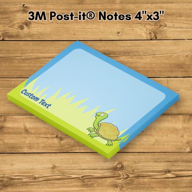 Cartoon Turtle Post-it Klebezettel (Von Creator hochgeladen)