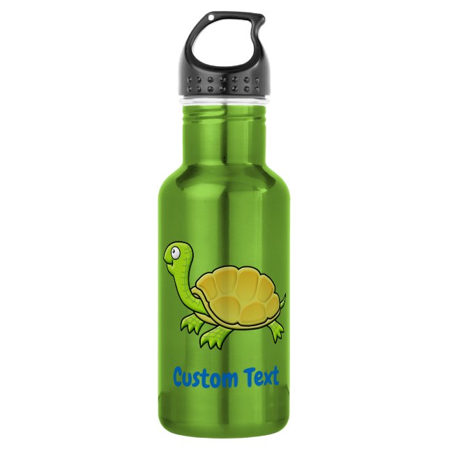 Cartoon Turtle Stainless Steel Wasserflasche (Vorderseite)