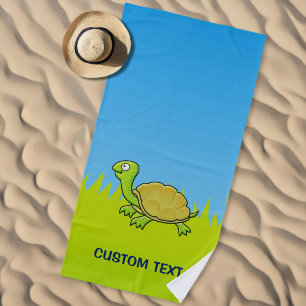 Cartoon Turtle Strandtuch