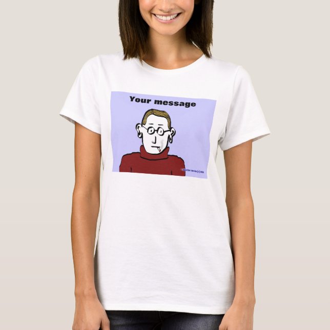 Cartoon Typ T-Shirt (Vorderseite)