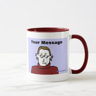 Cartoon Typ Tasse
