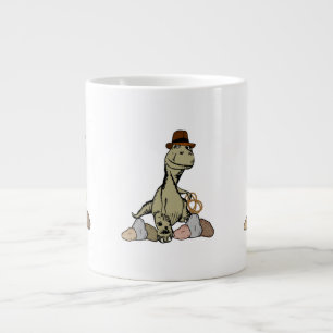 Cartoon Tyrannosaurus Dinosaurier Explorer Jumbo-Tasse