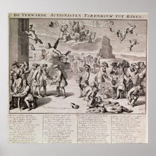 Cartoon verleumdet das katastrophale Experiment Poster