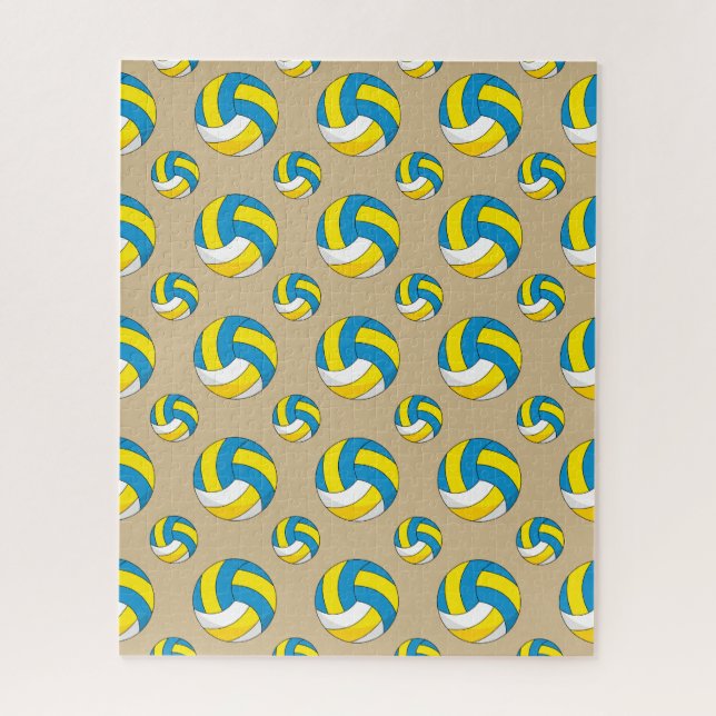 Cartoon Volleyball Ball Puzzle (Vertikal)