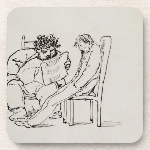 Cartoon von (1834-96) Lesepoesie Williams Morris Untersetzer