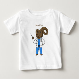 Cartoon von Bighorn-Schafen Baby T-shirt