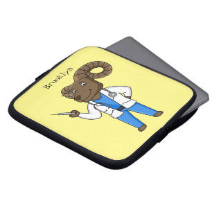 Cartoon von Bighorn-Schafen Laptopschutzhülle