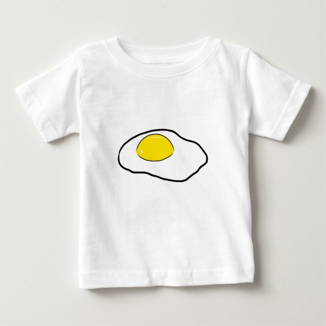 Cartoon von gefriergetrockneten Eiern Zeichnend Ge Baby T-shirt (Vorderseite)