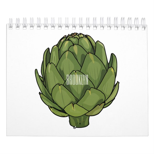 Cartoon von Gemüse und Obst Kalender (Titelbild)