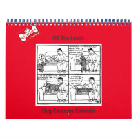 Cartoon von Leash Dog 2 - Kalender
