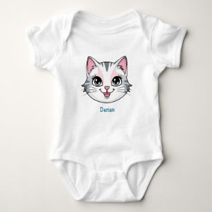 Cartoon von lieblichen Schweine Baby Strampler