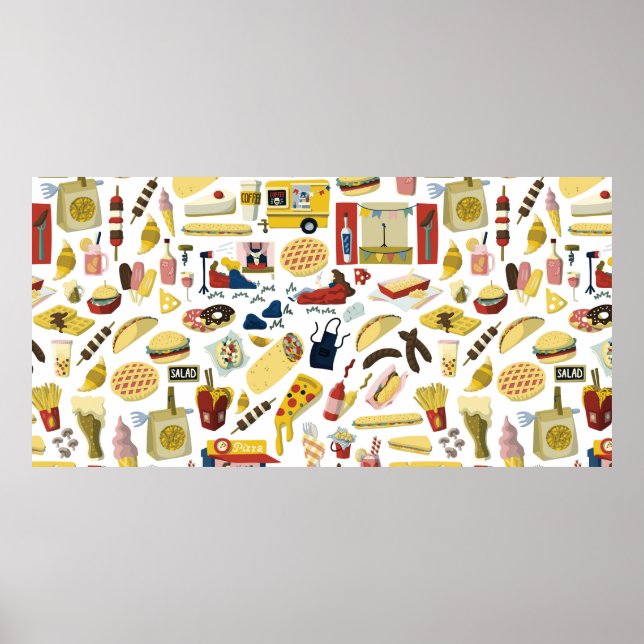 Cartoon von LKW-Festivalen Poster (Vorne)