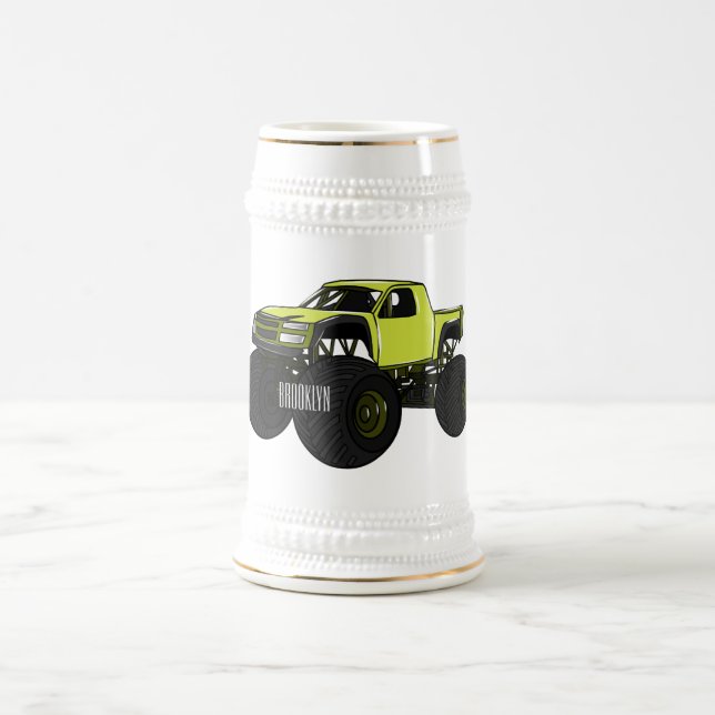 Cartoon von Monster Bierglas (Mittel)
