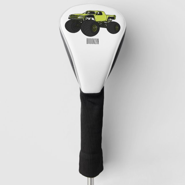 Cartoon von Monster Golf Headcover (Vorderseite)