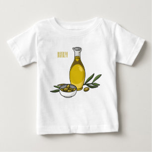 Cartoon von Olivenöl Baby T-shirt