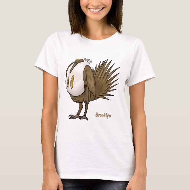 Cartoon von Salbei-Birnen T-Shirt (Vorderseite)