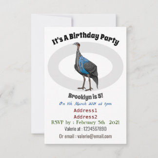 Cartoon von Vulturin-Meervögeln Einladung