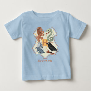 Cartoon-Wappen von Hogwarts Baby T-shirt