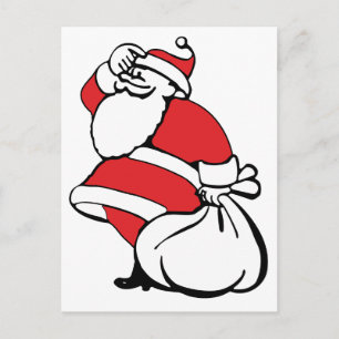 Cartoon Weihnachten Jolly Weihnachtsmann, Sack von