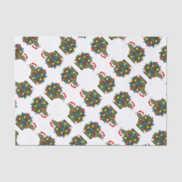 Cartoon Weihnachtsbeleuchtung Schildkrötengewebe Seidenpapier