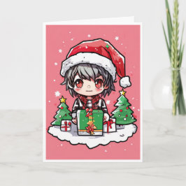 Cartoon-Weihnachtskarte Karte