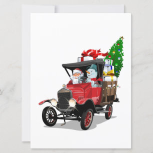 Cartoon Weihnachtswagen