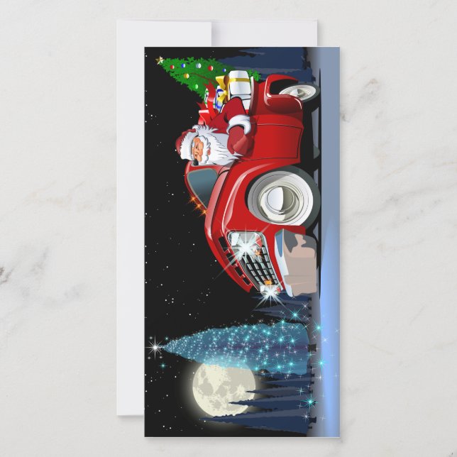 Cartoon Weihnachtswagen (Vorderseite)