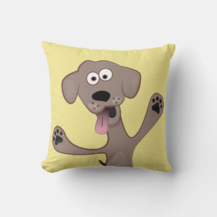 Cartoon Welpe - Critter Kissen