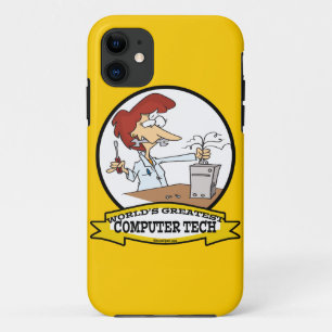 CARTOON weltbest COMPUTERTECH FRAUEN Case-Mate iPhone Hülle