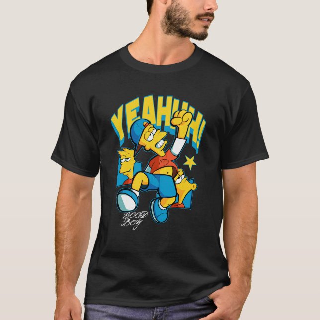 Cartoon weltweit beliebt T-Shirt (Vorderseite)