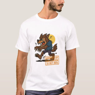 Cartoon Werewolf - von Halloween genehmigt T-Shirt