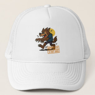 Cartoon Werewolf - von Halloween genehmigt Truckerkappe