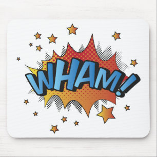 Cartoon Wham Platsch Mousepad