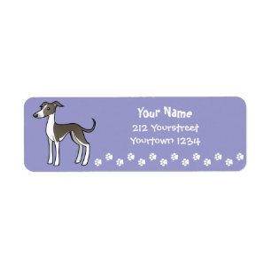 Cartoon-Windhund/Whippet/italienischer Windhund