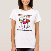Cartoon Wine Glasses Glass Halb leere Spaß Wein