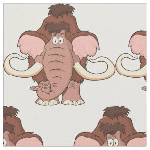 Cartoon-wolliges Mammut Stoff