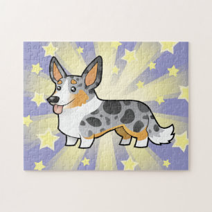 Cartoon-Wolljacken-WaliserCorgi Puzzle