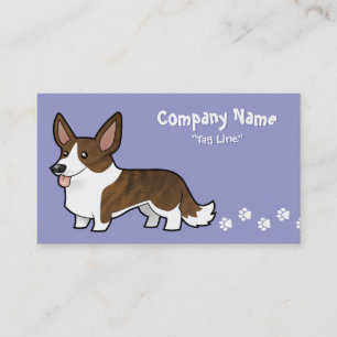Cartoon-Wolljacken-WaliserCorgi Visitenkarte