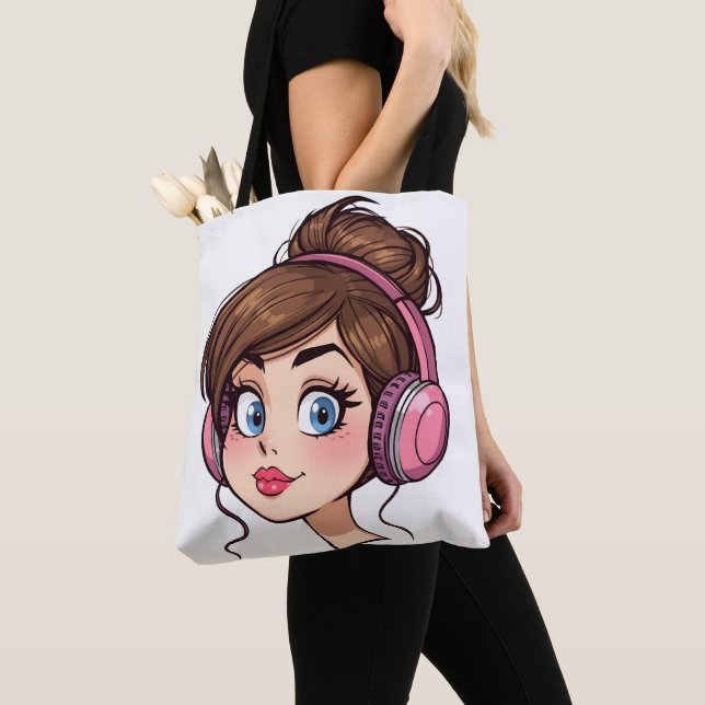 Cartoon Woman Tote (Von Nahem)