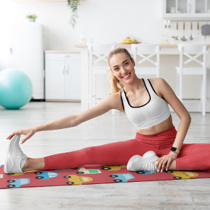 Cartoon Yogamatte