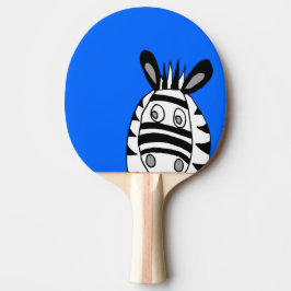 Cartoon Zebras Tischtennispaddel Tischtennis Schläger
