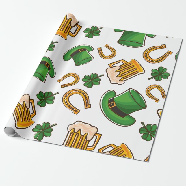 Cartoon Zeichne Wrapping Paper Geschenkpapier (Ungerollt)