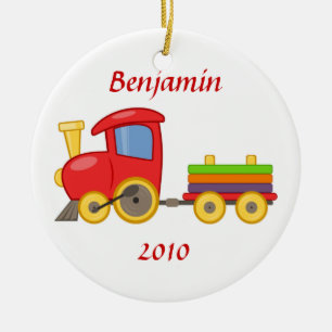 Cartoon-Zug-Verzierung Keramik Ornament