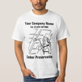 Cartoon zur Holzerhaltung zur Personalisierung T-Shirt