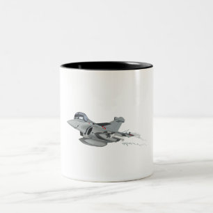 Cartoon Zweifarbige Tasse