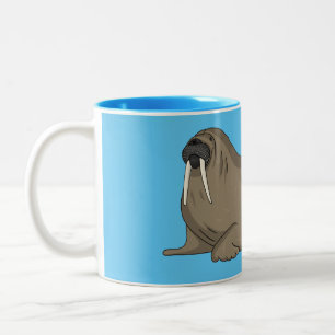Cartoon Zweifarbige Tasse