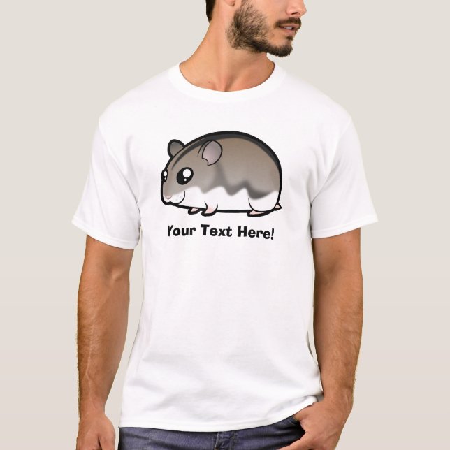 Cartoon-zwergartiger Hamster T-Shirt (Vorderseite)